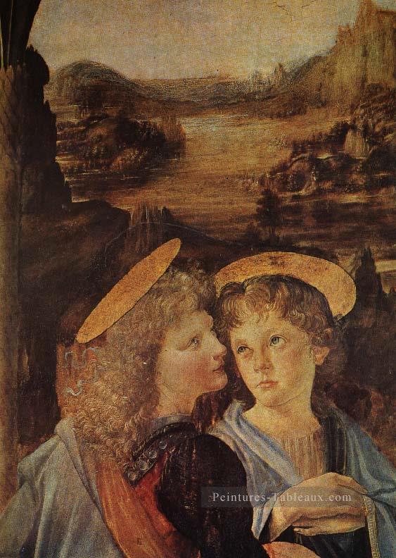 Baptême du Christ Léonard de Vinci Peintures à l'huile